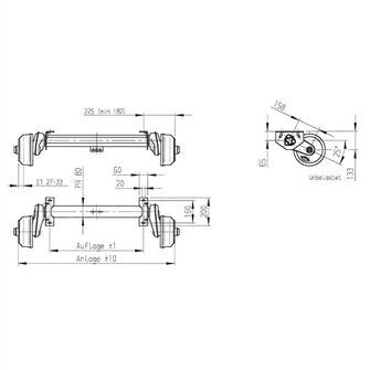 Aksel - B850-10, 1000Kg