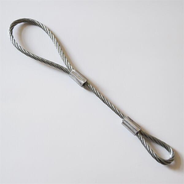 Sikkerhedswire til ubremset trailer - 300 mm