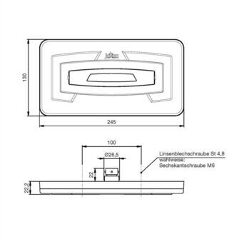 LED-baglygte BBSNWDR, venstre - Jokon 915