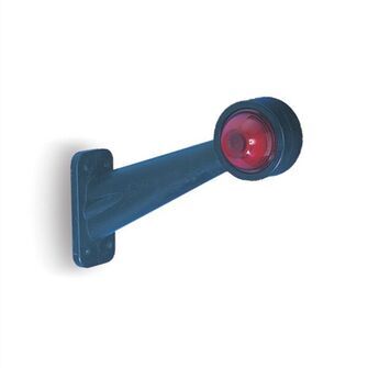 Markeringslygte - Jokon 10 SPL - rød/hvid med gummiarm