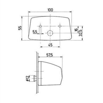 Nummerpladelygte - Jokon 415 K - tegning