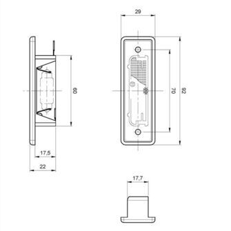 Nummerpladelygte - Jokon 570 K