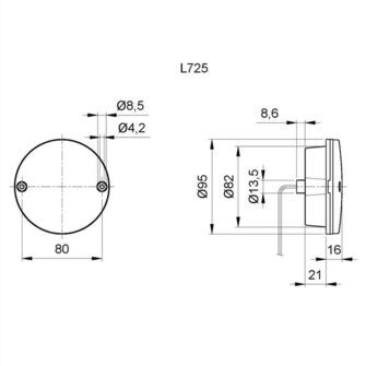 Jokon 725 - LED-baglygte W