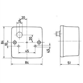 Tågelygteglas E/SN - Jokon 3009