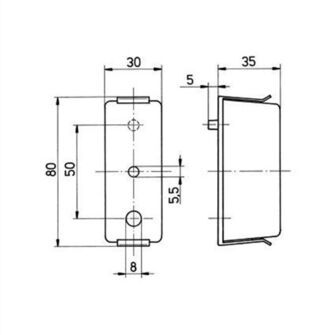 Jokon 08 E/S - Rødt lygteglas tegning