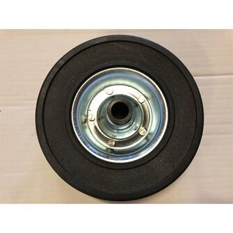 Hjul 225mm x 70mm Knott - til næsehjul m. gummi/stålfælg