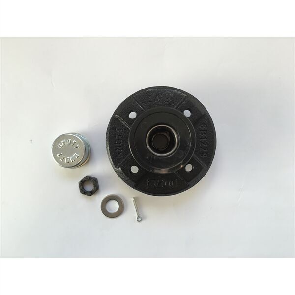 Knott Navsæt med lejer, kapsel og møtrik 4x100