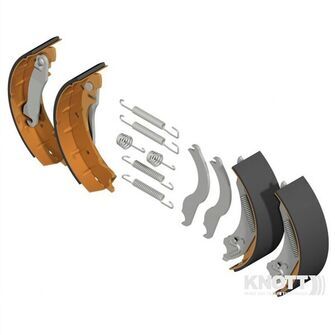 Bremsebakkesæt Knott - Ø250x40mm - hydraulisk