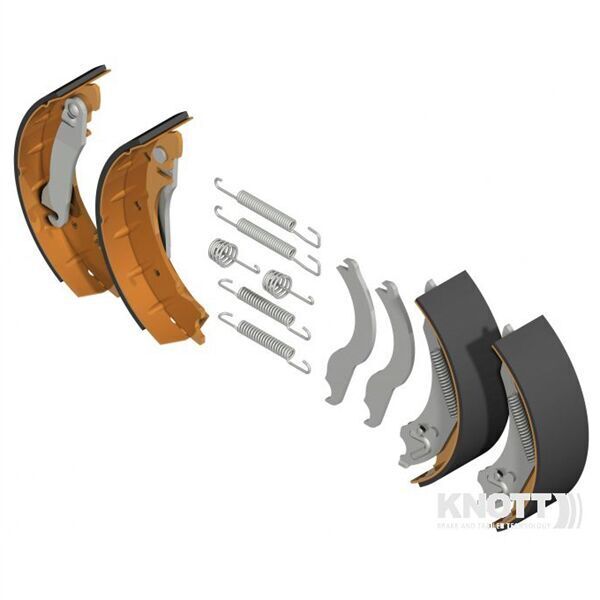 Bremsebakkesæt Knott - Ø250x40mm - hydraulisk