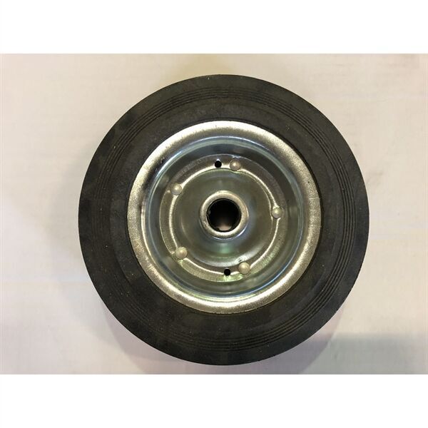 Hjul 200x50 Knott - til støttehjul m. gummi/stålfælg