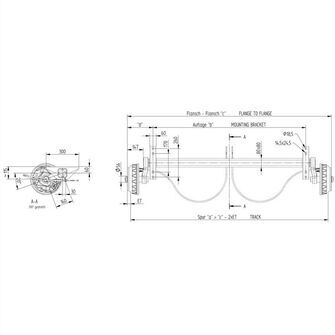 Aksel - 25-2025 - 1800 kg - 2270mm - Tegning