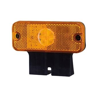 LED Gul markeringslygte - 9-32V - med holder