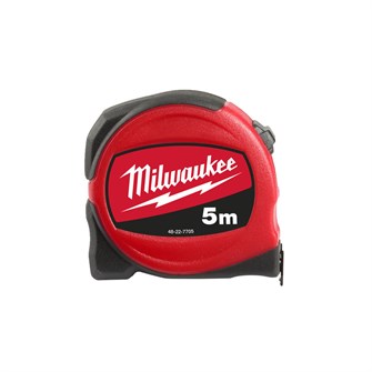 Milwaukee Smalt målebånd, længde: 5 meter - bredde 19 mm