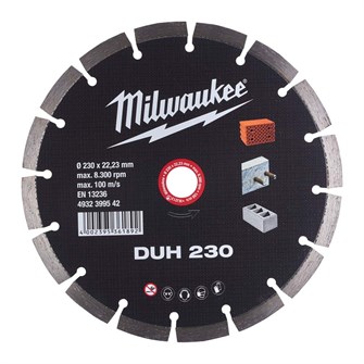 Milwaukee DUH Diamantskiver 230 x 22,2 mm