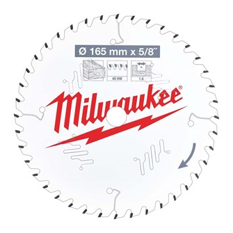Milwaukee 165x15,87x1,6x40