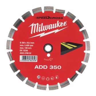 Milwaukee Speedcross Add Diamantskive til asfalt - 350 mm
