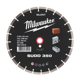Milwaukee SUDD Silent Diamantskive - 350mm