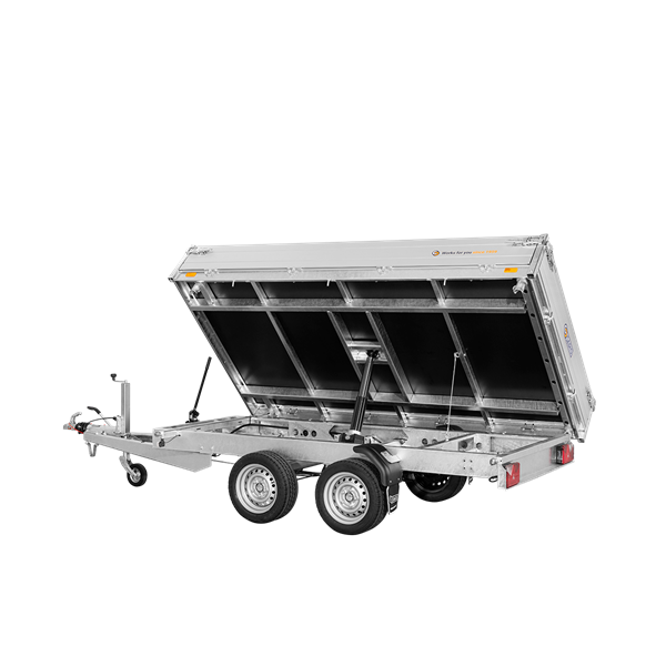 Saris 3-vejs tiptrailer - K3 356 184 2700 2 - 2.700 kg - Tippet