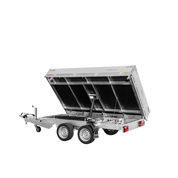 Saris 3-vejs tiptrailer - K3 306 170 3500 2 E - 3.500 kg - Black Edition