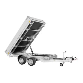 Saris 3-vejs tiptrailer - K3 306 170 3500 2 E - 3.500 kg - Tippet
