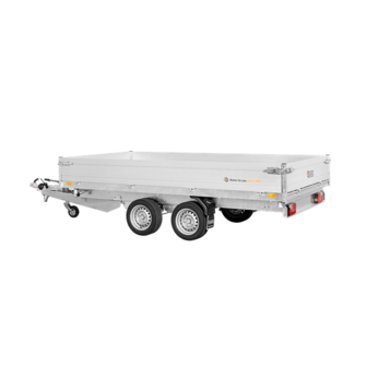 Saris 3-vejs tiptrailer - K3 406 204 3500 2 E - 3.500 kg - Bag