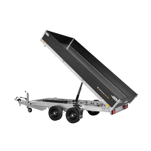 Saris 3-vejs tiptrailer - K3 406 204 3500 2 E - 3.500 kg - Black Edition - Tippet
