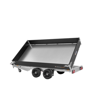 Saris 3-vejs tiptrailer - K3 406 204 3500 2 E - 3.500 kg - Black Edition - Tippet