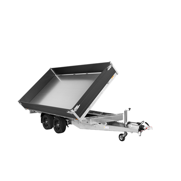 Saris 3-vejs tiptrailer - K3 356 184 3500 2 E - 3.500 kg - Black Edition - Tippet