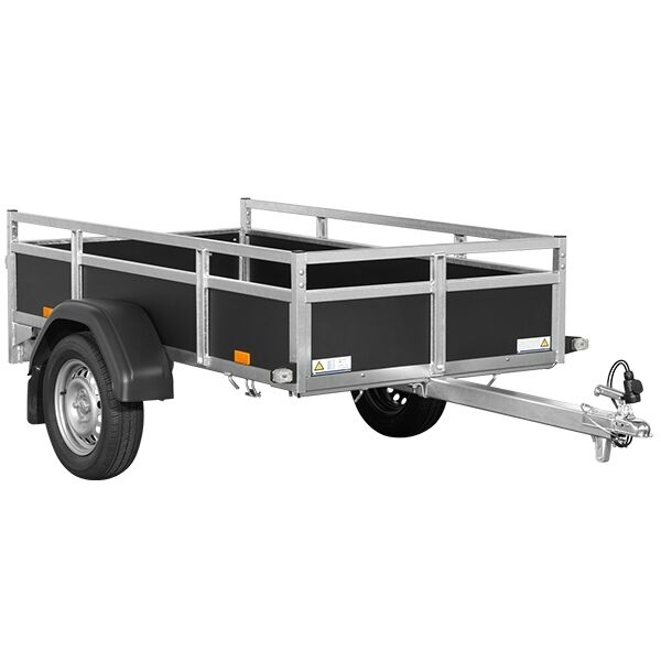 Saris Classic Wood Trailer - ASF75 - 750 kg. Ses forfra med træsider