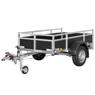 Saris Classic Wood Trailer - BSF100 - 1.000 kg. Traileren har sider og træ og bremser