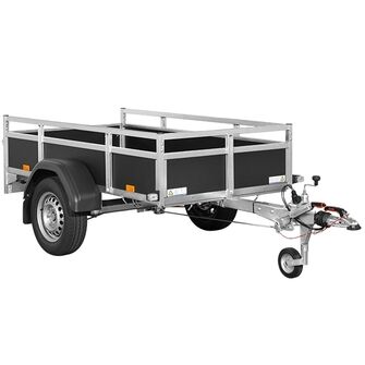 Saris Classic Wood Trailer - BSF100 - 1.000 kg. Traileren har en enkelt aksel og bremser