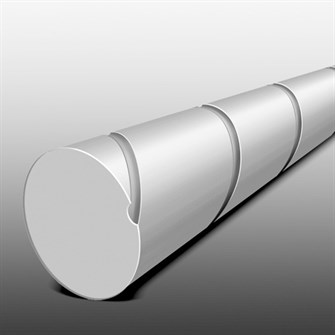 Profil af lyddæmpet trimmertråd