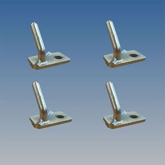 4 stk. Surringskroge til SARIS trailer