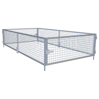 Netgitter komplet 300 x 150 x 60 cm - stål, 16F3 - Variant