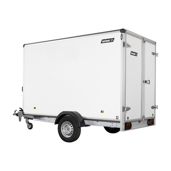 Variant 1317 C3 cargotrailer - 1350 kg, Bagdøre eller bagrampe