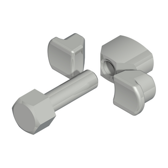 Justerbolt sæt kompl. f/KNOTT 160x35 og 200x50 - Variant