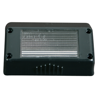 Glas f/nummerpladelygte Radex 805 - Variant