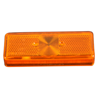 Glas f/sidemarkeringslygte Radex 905 gul - Variant
