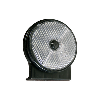 Refleks rund hvid på holder - Variant