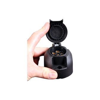 Hunstik 7 pol m/skrue plast - Variant