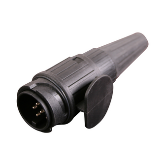 Hanstik 13 pol m/skrue plast kraftig - Variant