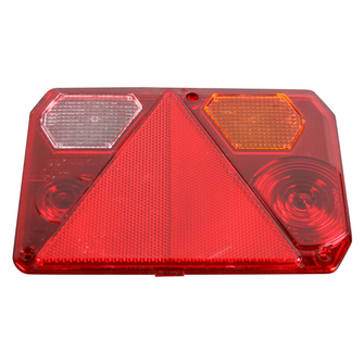 Baglygteglas Radex 6400 højre m/baklys - Variant