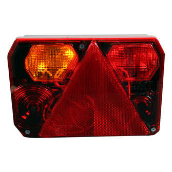 Baglygte Radex 6400 venstre m/tågelys - Variant