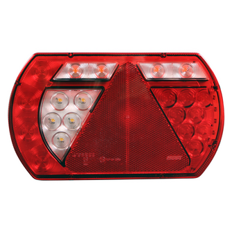 Baglygte v, LED - 6-pin, u/nr.plade lys - Variant