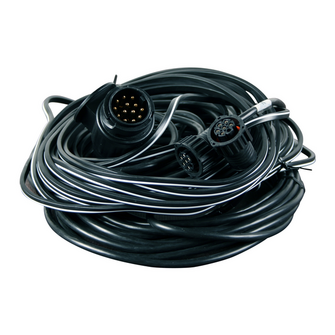 Hovedkabel m/sidekabel - 7500/6000mm - 7-pin - Variant