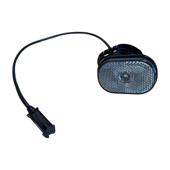 Positionslygte m/skål, 0,5 M kabel, QS Connector - Variant