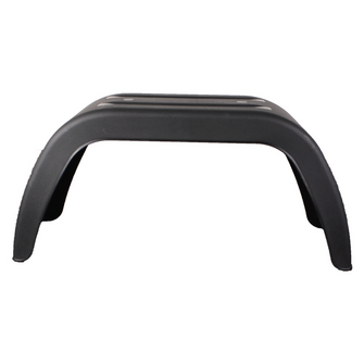 Skærm 1 akslet rund 13"/180mm plast højre/venstre - Variant