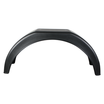 Skærm 1 akslet rund 13"/200mm plast højre/venstre - Variant