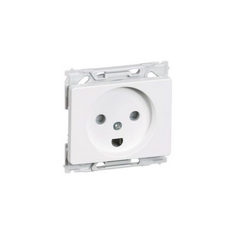 Stikkontakt m/J kombi hvid - Variant