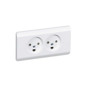 Stikkontakt 66 M/J planforsænket dobb. - MC DK - Variant